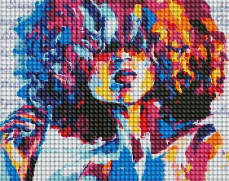 Алмазная мозаика Идейка Яркий образ 40x50 см (Id-AMO7233)