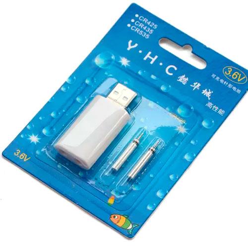 CR425 3V + USB -зарядний пристрій для 2 каналів, заряджання 2шт