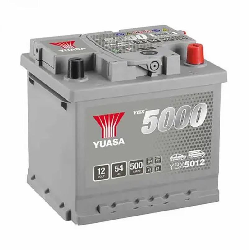 Акумулятор Yuasa 12V 54Ah Silver High Performance Battery YBX5012 (0) [- +]