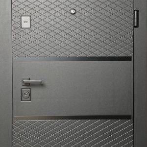 Дверь входная Redfort Грация 960х2040 мм Черный/Белый матовый (23322858) - фото 4