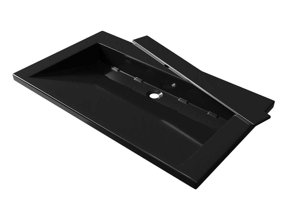 Умивальник накладний Status Boho Low 80 Black (702) - фото 7