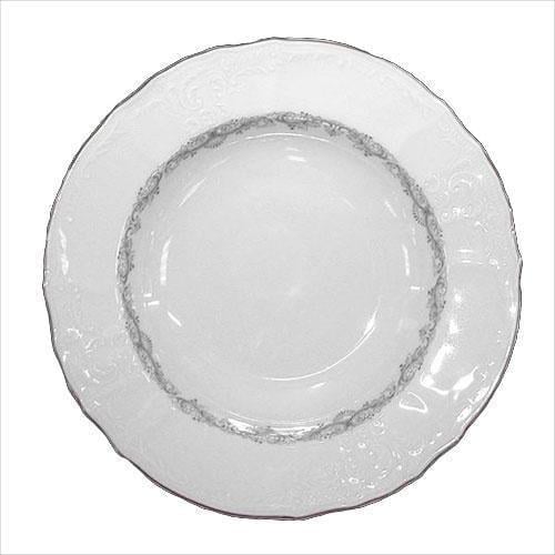 Набор тарелок глубоких Thun Bernadotte Тонкое кружево фарфор 6 шт. d 23 см (5763021)