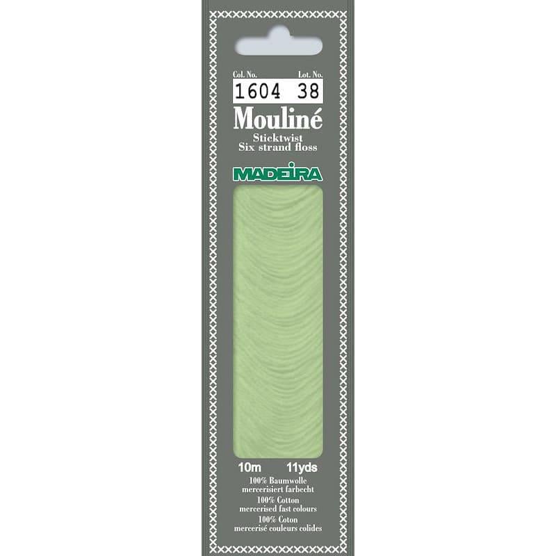 Нитки мулине Madeira 1604 Mouline Желто-зеленый