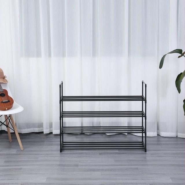 Полка для обуви 4-уровневая Bonro B37 Черный (2670148993) - фото 8