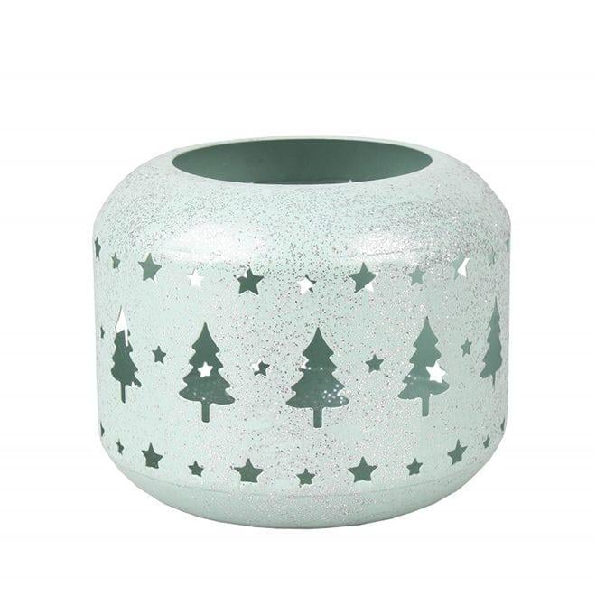 Подсвечник металлический Flora 8 см Мятный (50161)