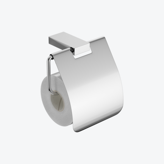 Держатель для туалетной бумаги Riko Excellent с заслонкой Хром