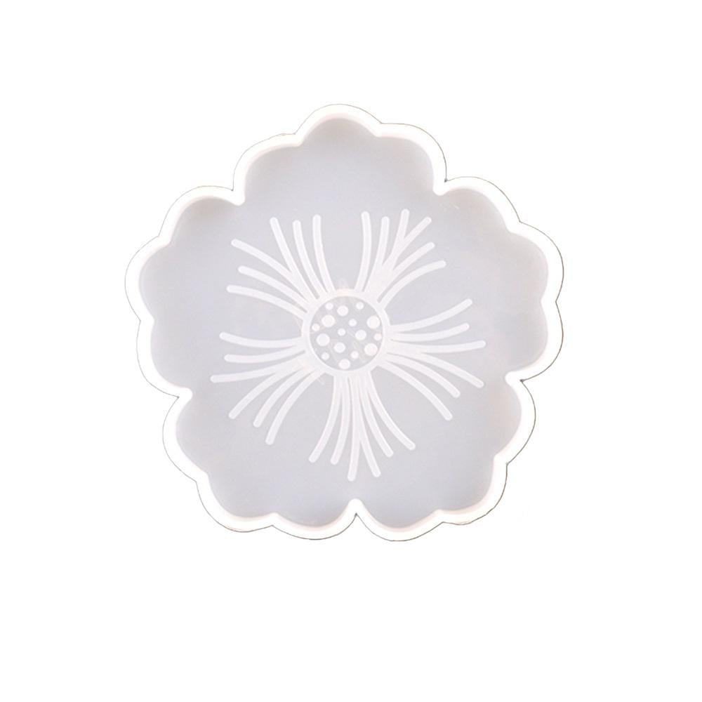 Форма молд для создания подстаканника Цветок с рисунком 120x9 мм (5960)