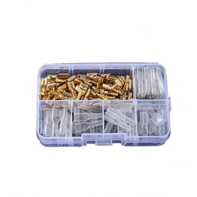 Набор клеммных гнезд с изоляцией 120 шт. Золотистый (2185122252)