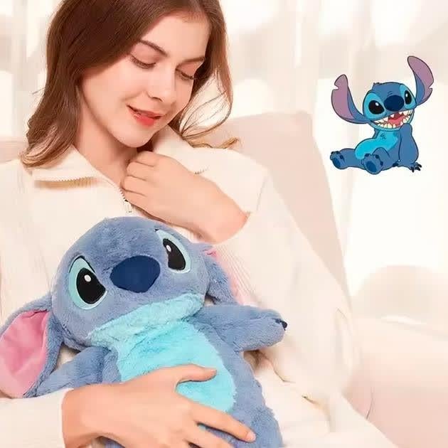 Грелка с плюшевым чехлом в виде Стич (28389911) - фото 8 Грелка с плюшевым чехлом в виде Стич (28389911) - фото 8