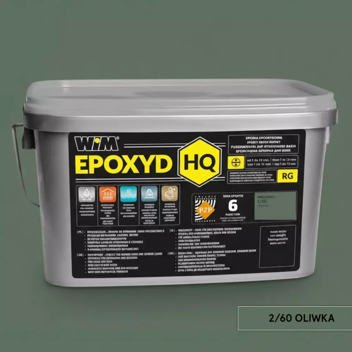 Эпоксидная затирка WIM Epoxyd HQ 2/60 1 кг Оливковый (2/60-1 HQ)
