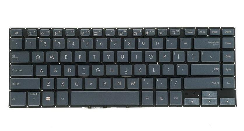 Клавиатура для ноутбука Asus W700 series eng без фрейма/подсветки клавиш Black (169468)