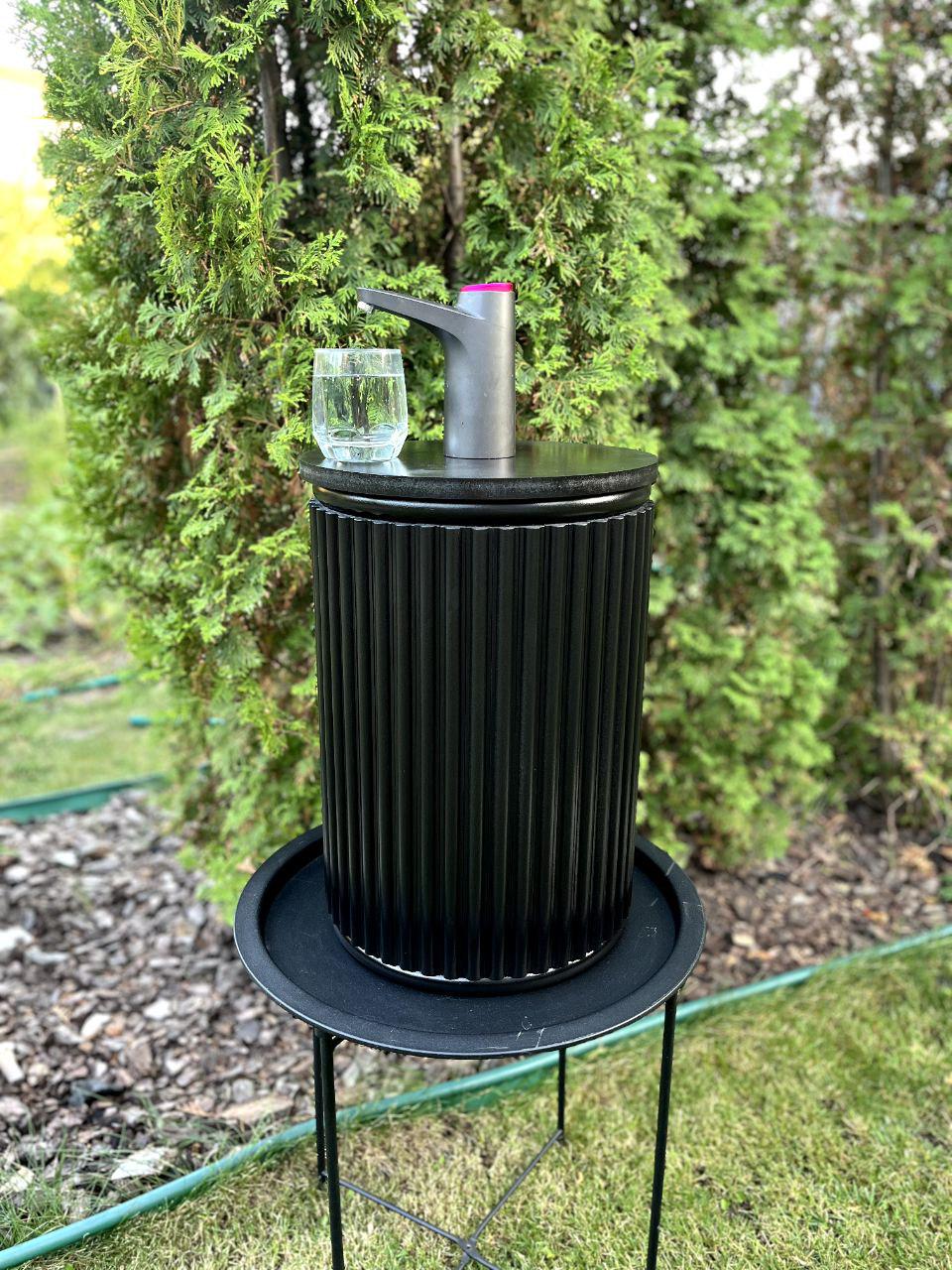 Тубус для бутылки с водой 46х32 см Черный - фото 3 Тубус для бутылки с водой 46х32 см Черный - фото 3