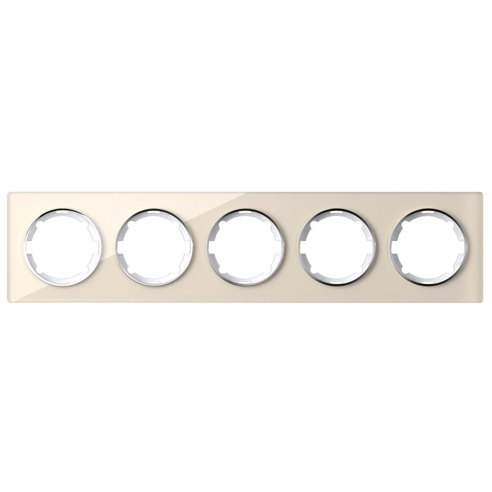 Рамка пятиместная OneKeyElectro Garda Бежевый (2E52501302)