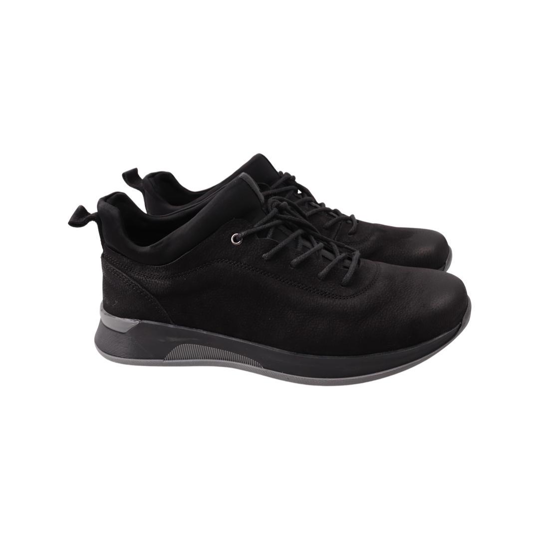 Ботинки мужские Detta нубук р. 40 Черный (67-21DHS)