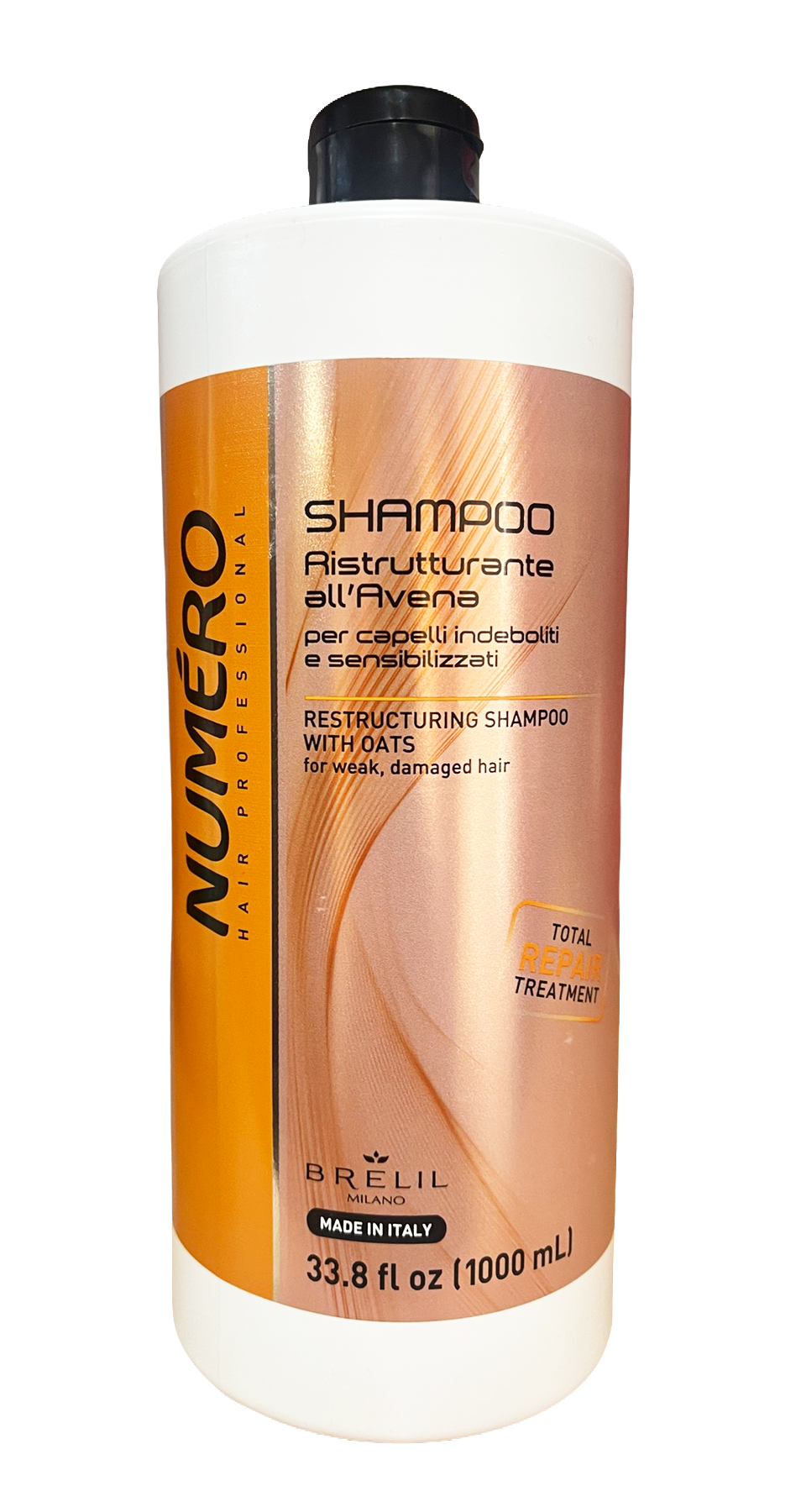 Шампунь Numero Restructuring с овсом для слабых и поврежденных волос 1000 мл (119258)