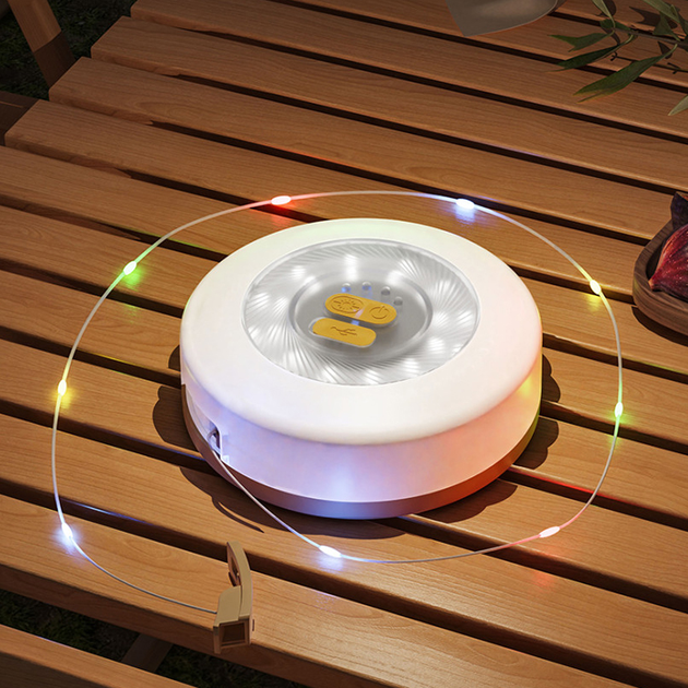 Фонарь кемпинговый Xo YH13 с LED лентой 10 м 1800mAh с RGB (YH13) - фото 2 Фонарь кемпинговый Xo YH13 с LED лентой 10 м 1800mAh с RGB (YH13) - фото 2