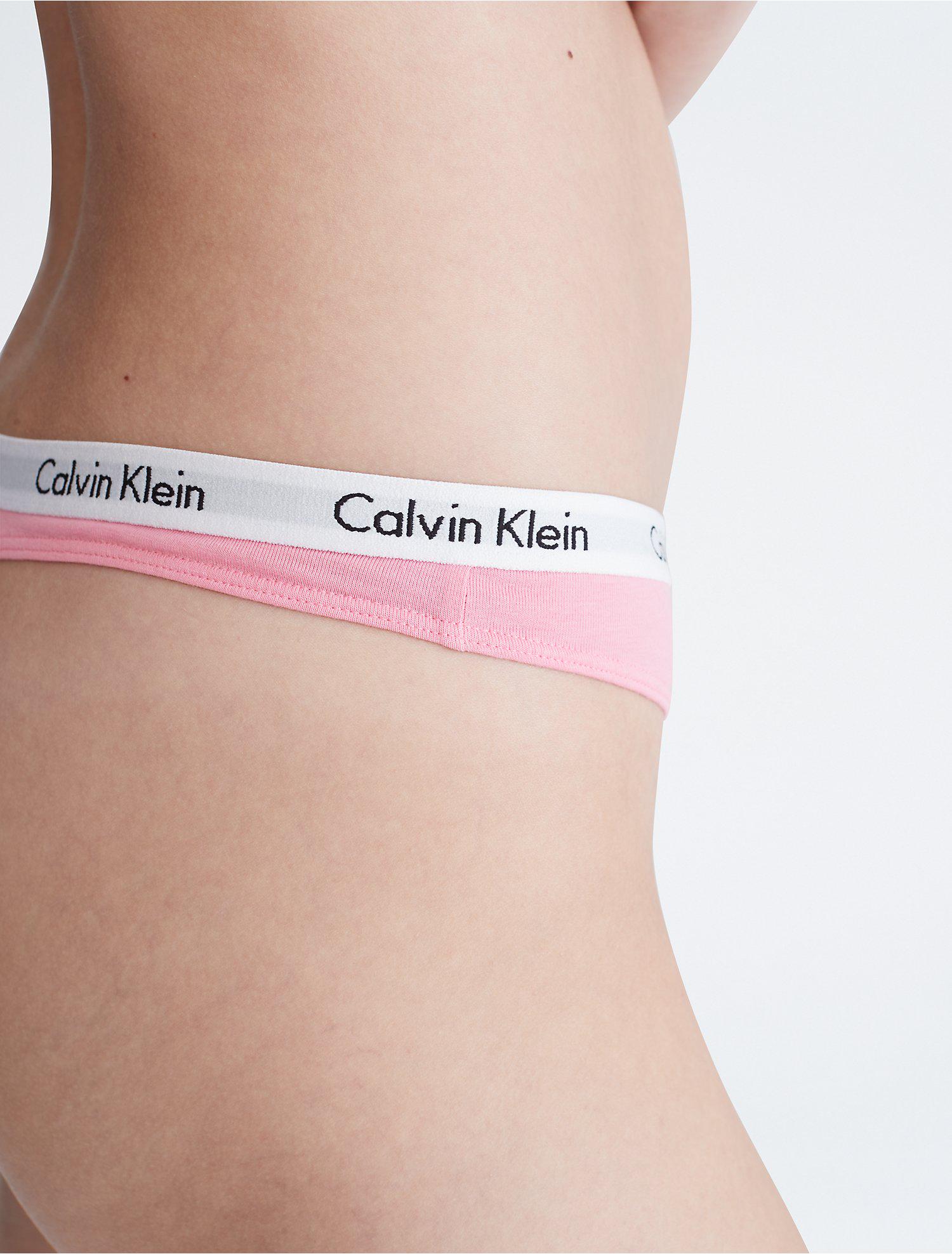 Набор женских трусов тонг Calvin Klein XL Разноцветный (1159778621) - фото 4