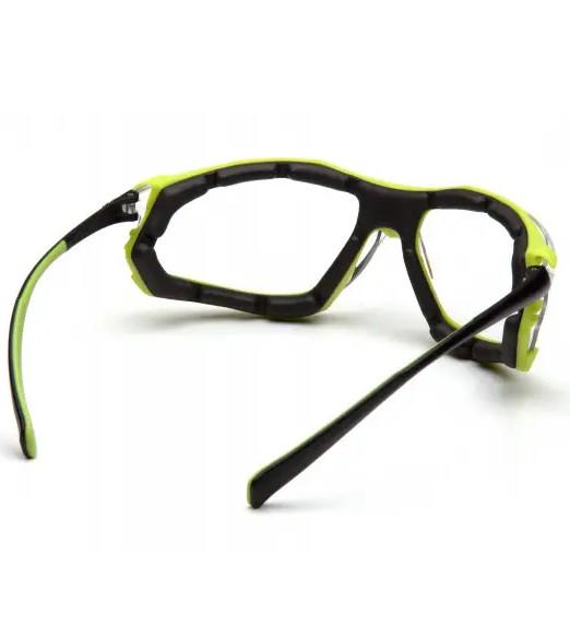 Окуляри захисні із ущільнювачем Pyramex Proximity Black-lime Anti-Fog Прозорий - фото 2 Окуляри захисні із ущільнювачем Pyramex Proximity Black-lime Anti-Fog Прозорий - фото 2