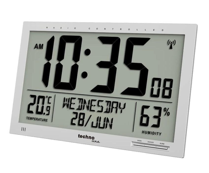Часы настенные Technoline WS8013 Silver (DAS301790)
