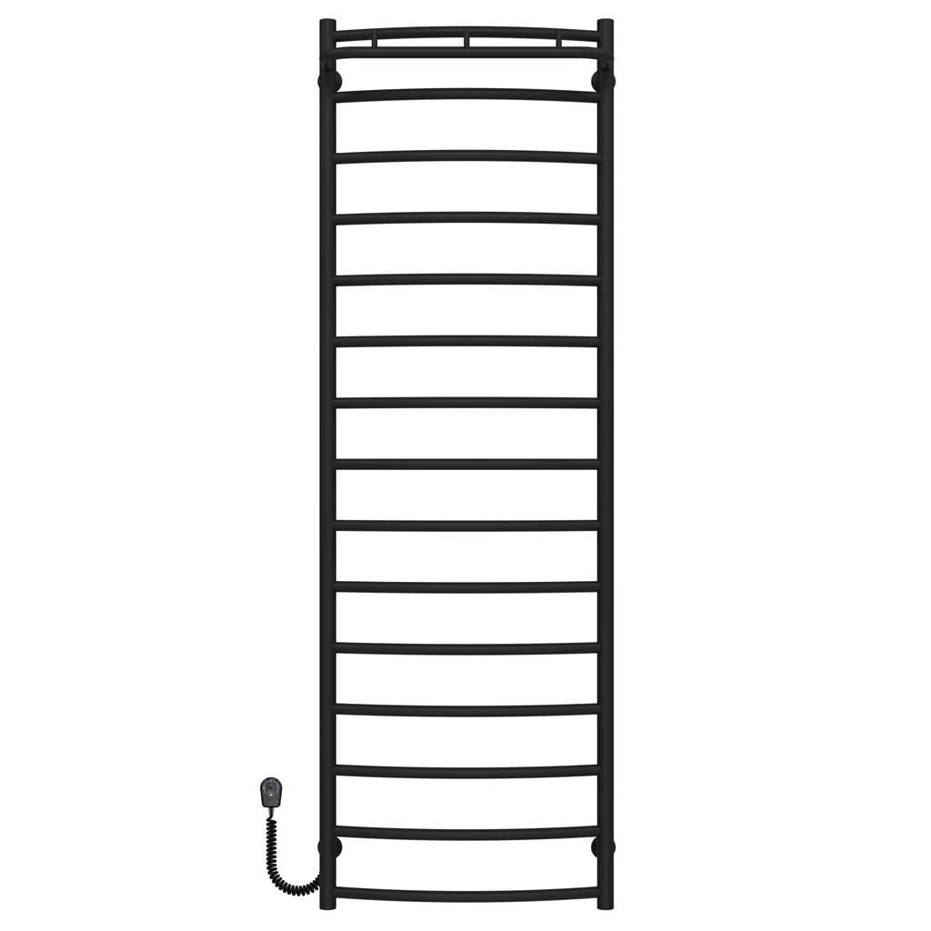 Полотенцесушитель электрический Deffi Классик N П15 EF16 левое подключение нержавеющая сталь 500х1600 мм Черный (C.KN.160.50.15.EBL5)