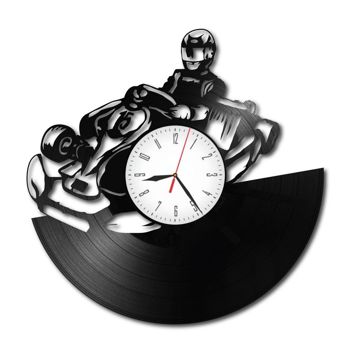 Часы настенные Картинг 2314 из виниловой пластинки