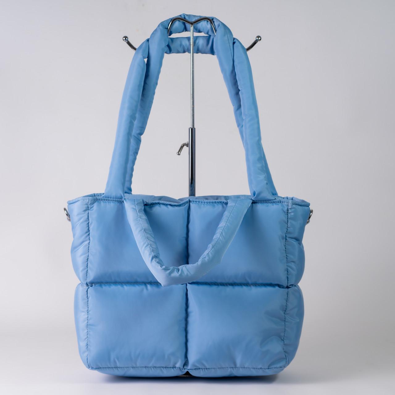 Сумка женская шопер XENIA № 14-24 Голубой - фото 1 Сумка женская шопер XENIA № 14-24 Голубой - фото 1