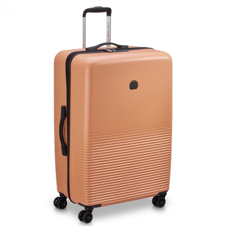 Валіза велика Delsey 389198635 Marina дорожня полікарбонат ABS/PC 95 л L Персиковий