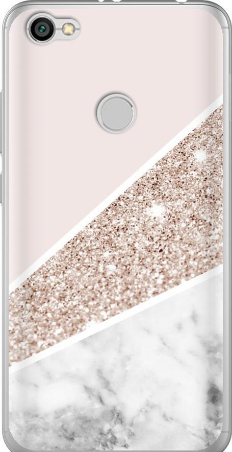 Чехол на Xiaomi Redmi Note 5A Prime Пастельный мрамор (4342t-1063-42517)