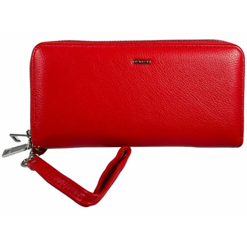 Кошелек женский на молнии Красный (7407-1)