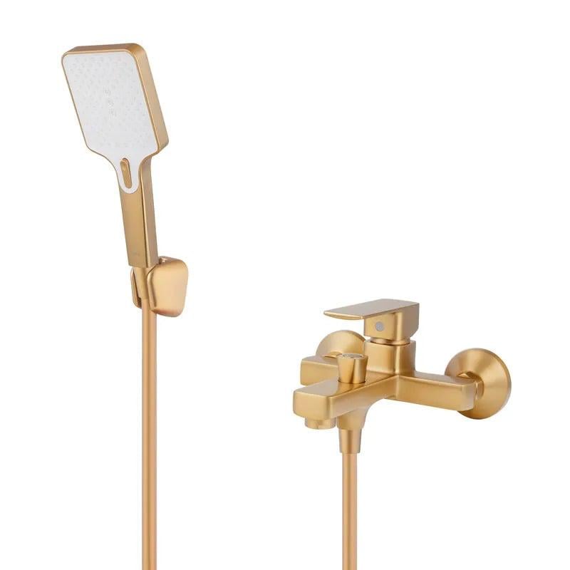 Змішувач для ванни Haiba KUBUS 009 Euro Brushed Gold (HB9628)