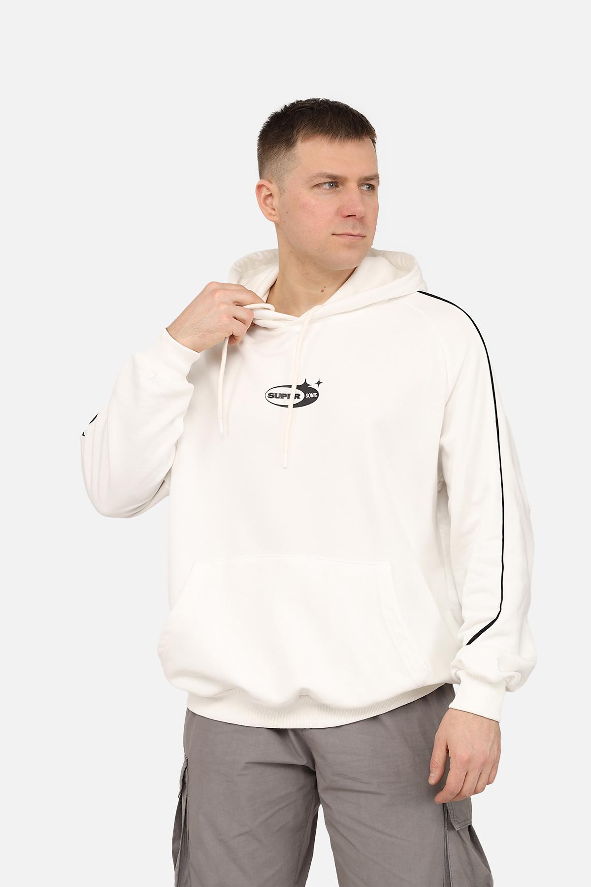 Худі чоловічий р. 50 Молочний (SKT001049133) - фото 3