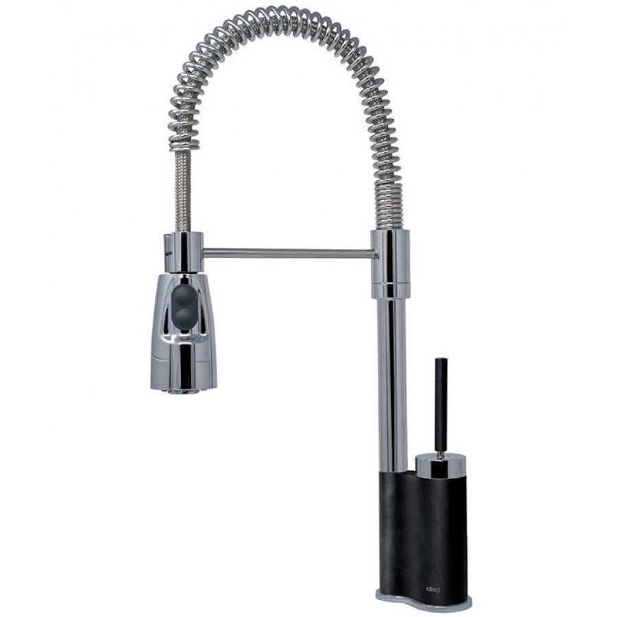Смеситель для кухни ELLECI CHEF 86 Хром-черный (22484)
