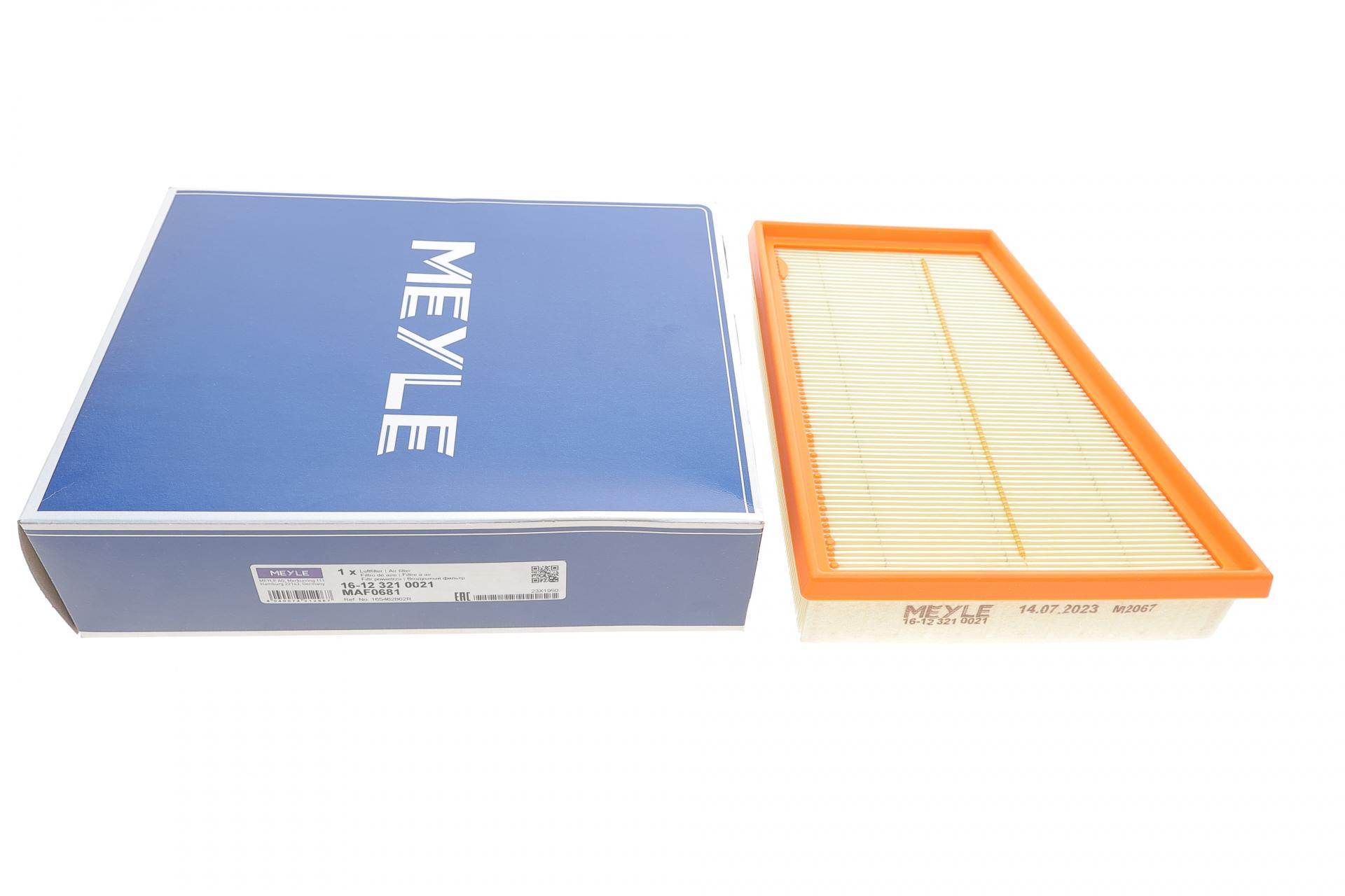 Фільтр повітряний Meyle для Renault Kangoo 1,5dCi 08- з поролоном (16-12 321 0021)