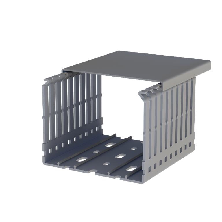 Канал кабельный Klemsan 100х80 мм KKD 1008 2 м (0.0.0.5.551008)