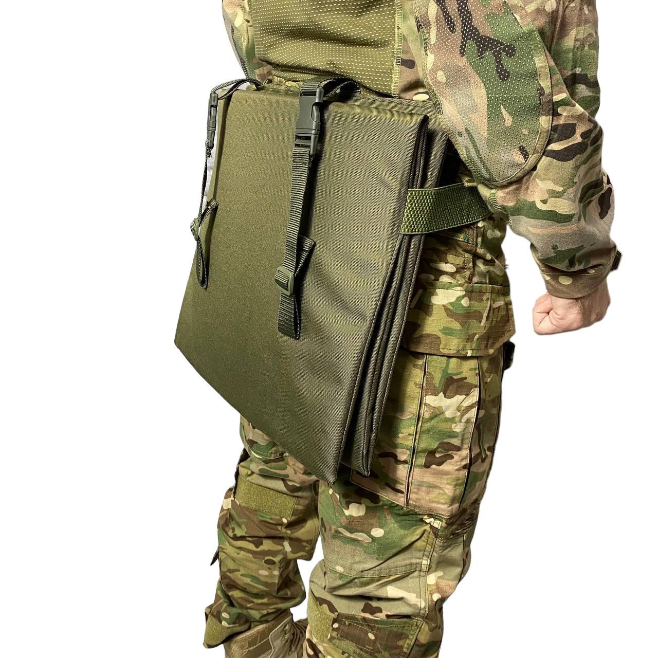 Каремат потрійний Ranger 40х100х1 см Олива (RA8909_rang_NM) - фото 3