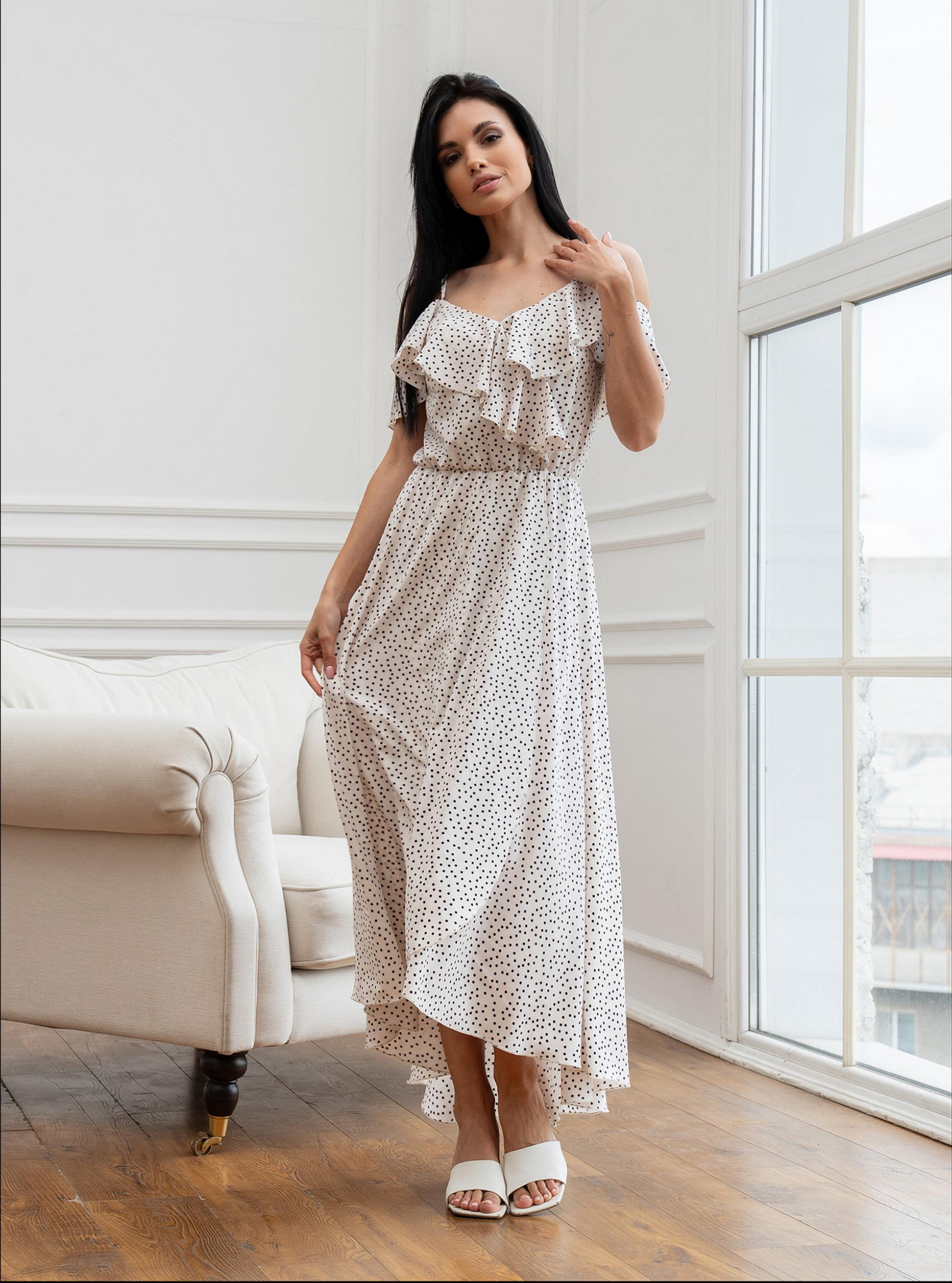 Сарафан женский Nova Vega XL Белый (107-777.5-3)