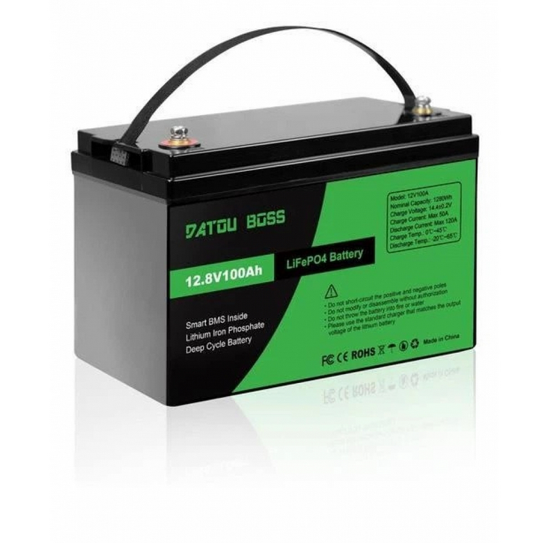 Аккумулятор 12V/100 Ah LiFePO₄ Datouboss с BMS для резервного питания (32310186)