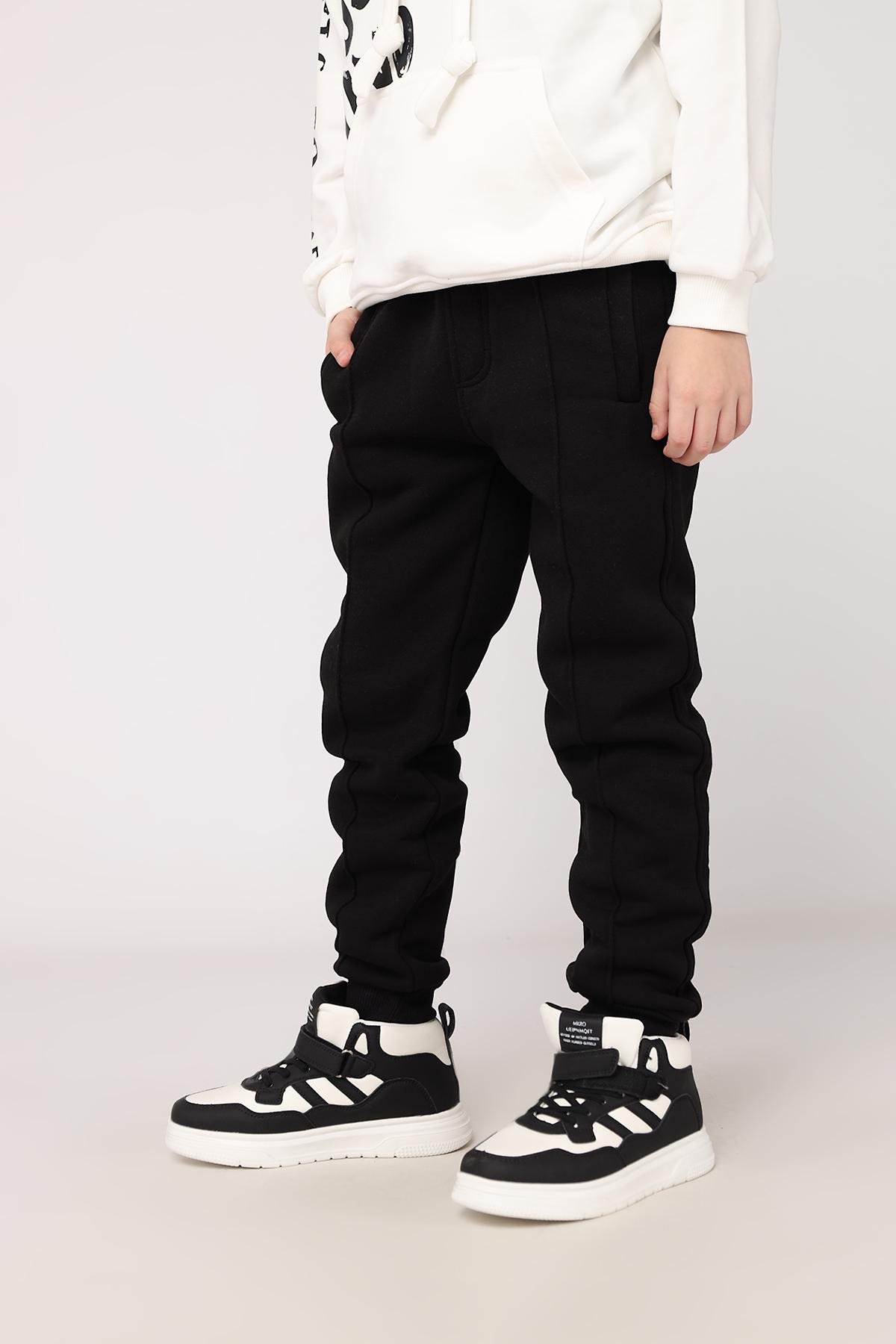 Брюки спортивные для мальчика 110 см Черный (ЦБ-00284803) Брюки спортивные для мальчика 110 см Черный (ЦБ-00284803)