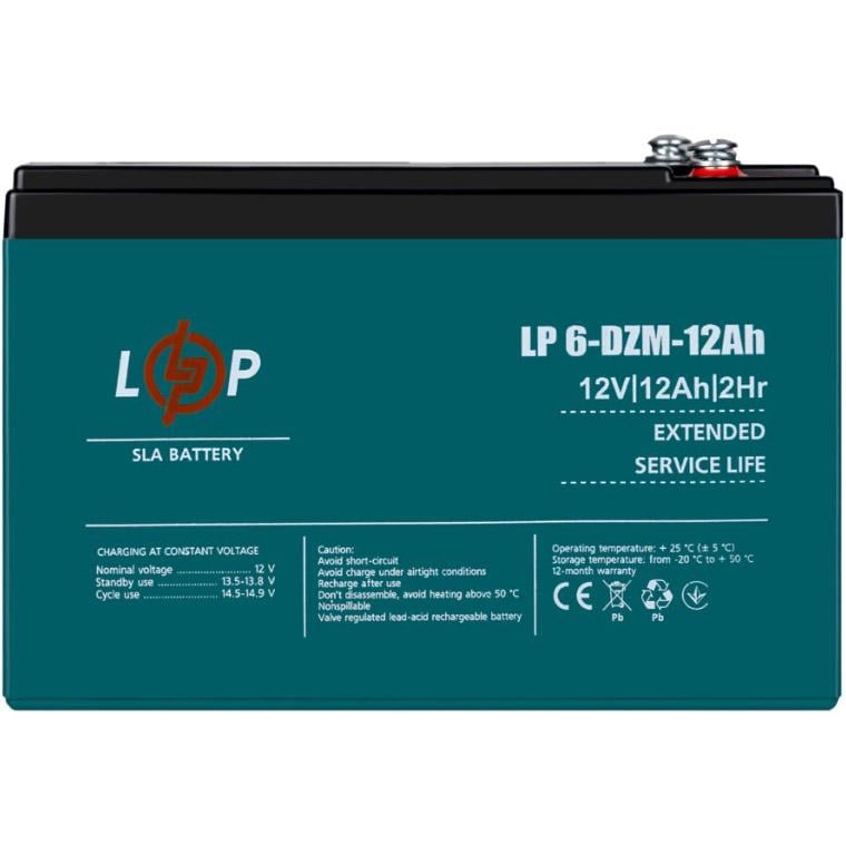 Аккумулятор для ИБП LogicPower LP 6-DZM 12V/12 Ah (9172) - фото 4