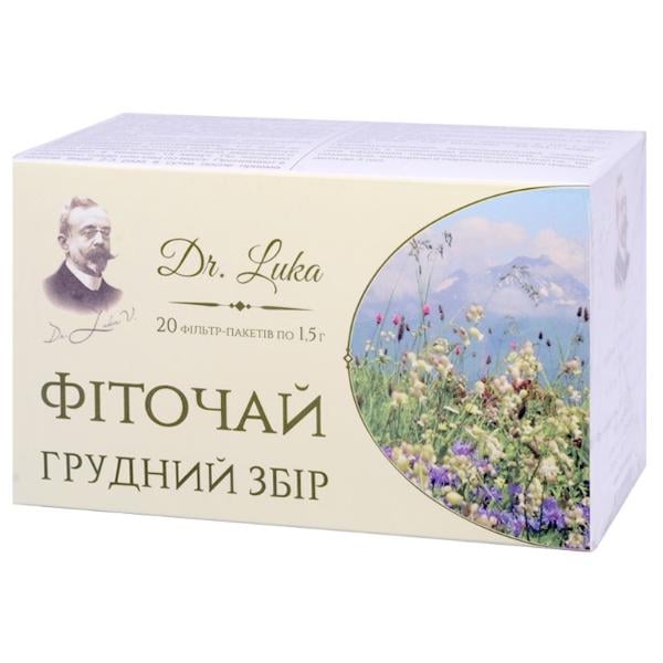 Заменитель питания Dr.Luka Фиточай Грудной сбор 1,5 г x 20 фильтр-пакетов (000027675)