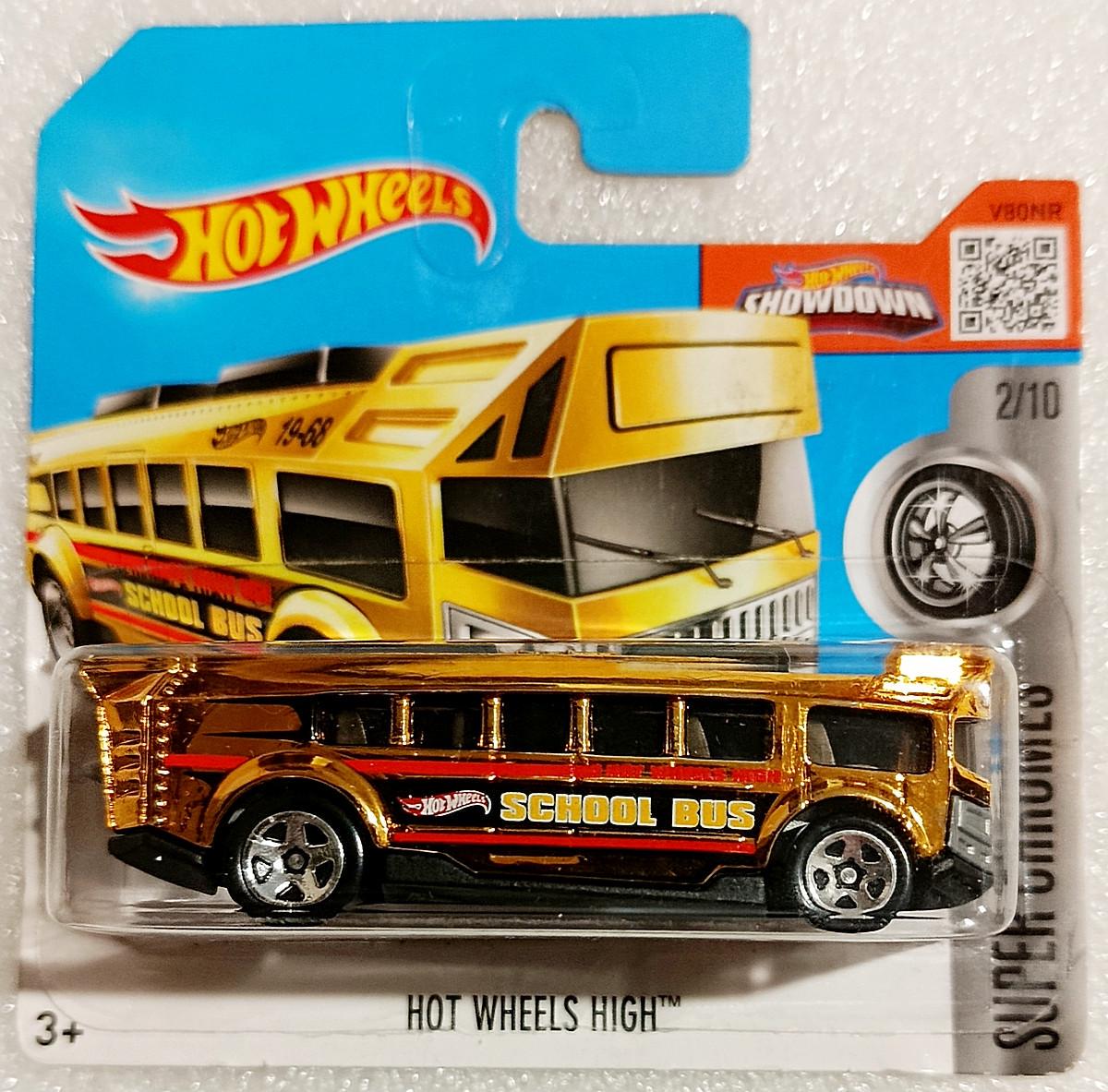 Игрушечная машинка Hot Wheels Hot Wheels High School Bus 2016 Super Chromes №037 (DHW76)