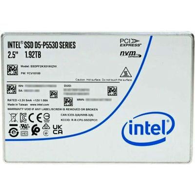SSD-накопичувач INTEL D5-P5530 1.92TB U.2 2,5" (SSDPF2KX019XZN1)