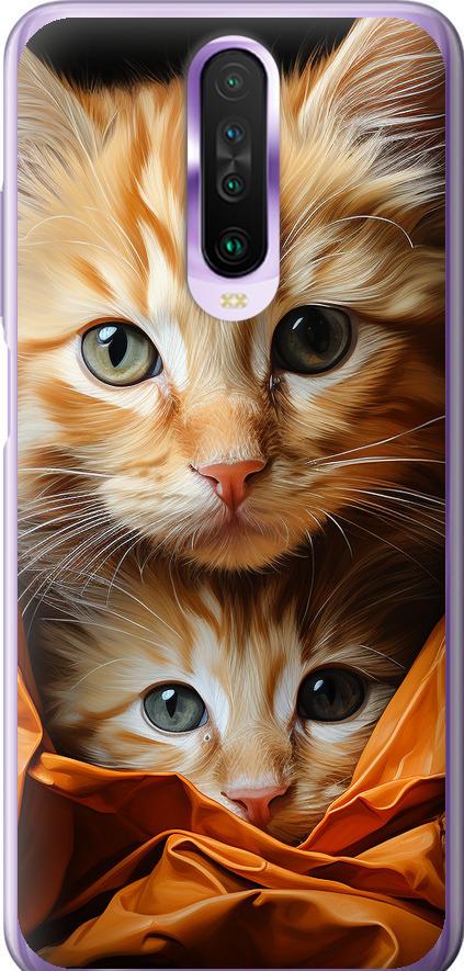 Чехол на Xiaomi Redmi K30 Котики 2 (5664t-1836-42517)