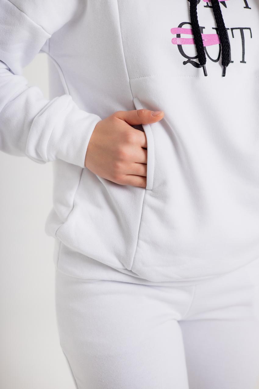 Костюм женский Don't quit М60.3 S Белый (778-1-60) - фото 2 Костюм женский Don't quit М60.3 S Белый (778-1-60) - фото 2