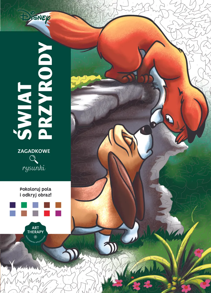 Раскраска-антистресс Best of Nature disney по номерам 100 иллюстраций (30116722)