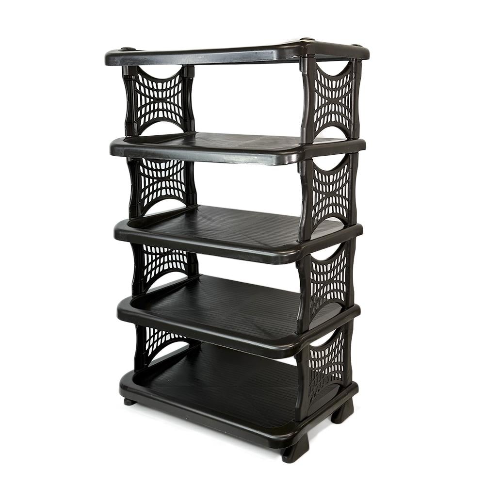 Полка для обуви STAR LUX пластик Коричневый