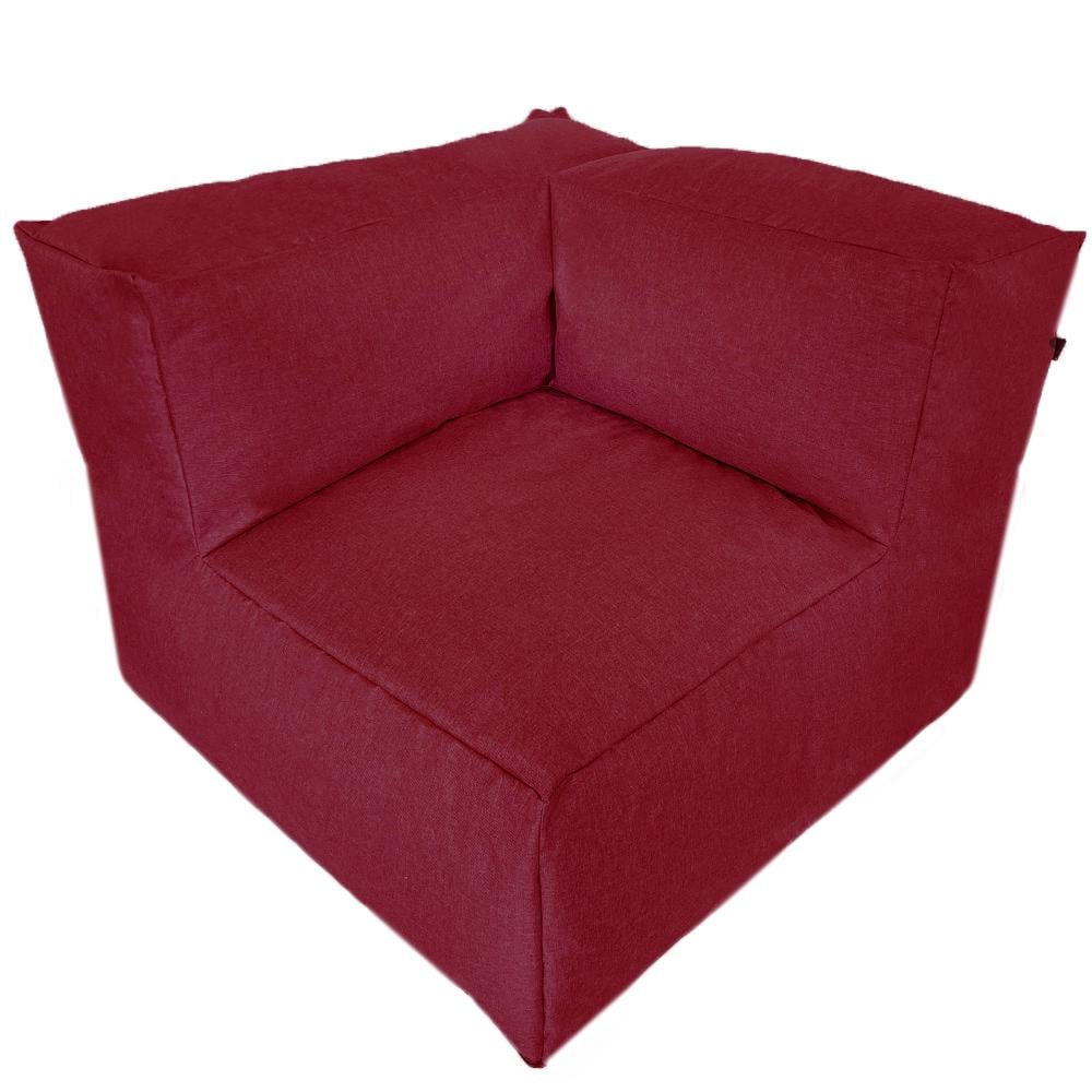 Бескаркасный диван модульный Tia-Sport Блэк угловой оксфорд Бордовый