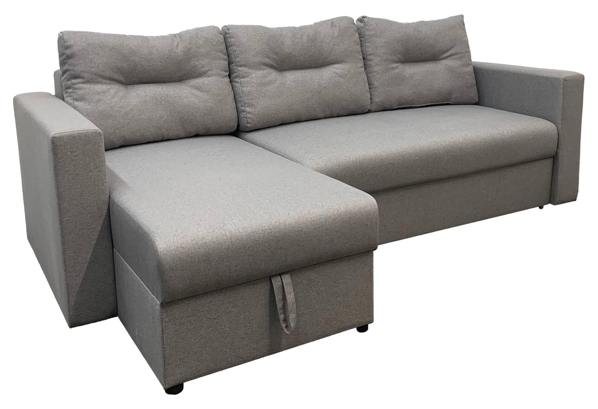 М'який куточок Vika Сіті B 234x140 см Сірий (Мальмо 90) - фото 4