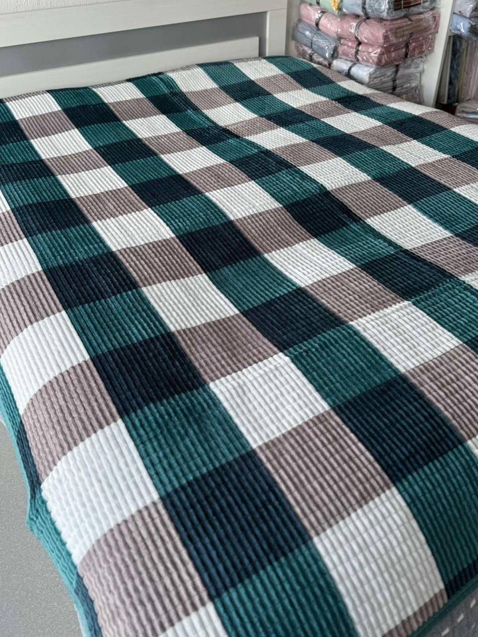 Покрывало велюровое 200х230 см Зеленый (Д-al-klit-003) - фото 3 Покрывало велюровое 200х230 см Зеленый (Д-al-klit-003) - фото 3