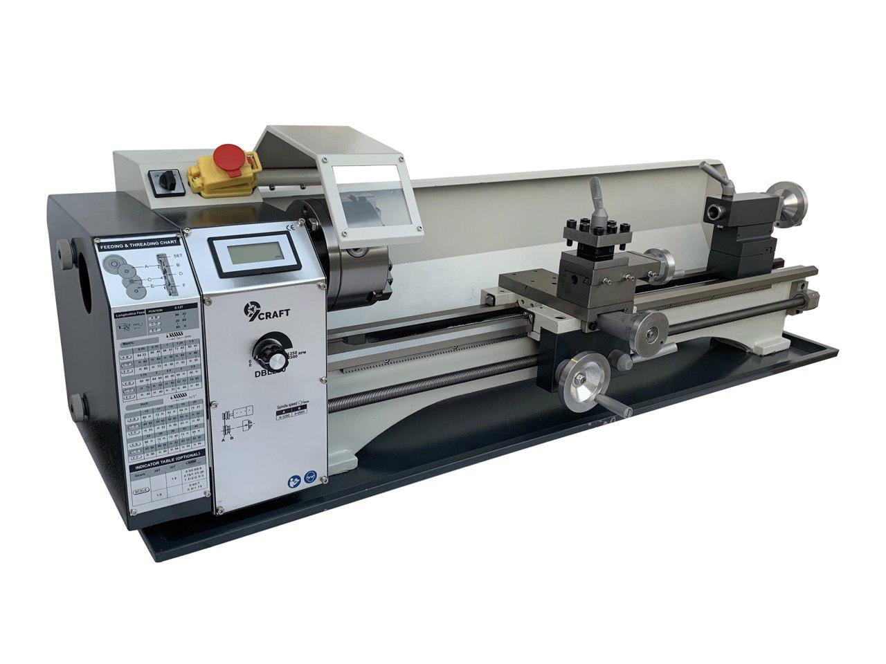 Токарный станок по металлу 9craft DBL210 850W 210х800 беcщеточный